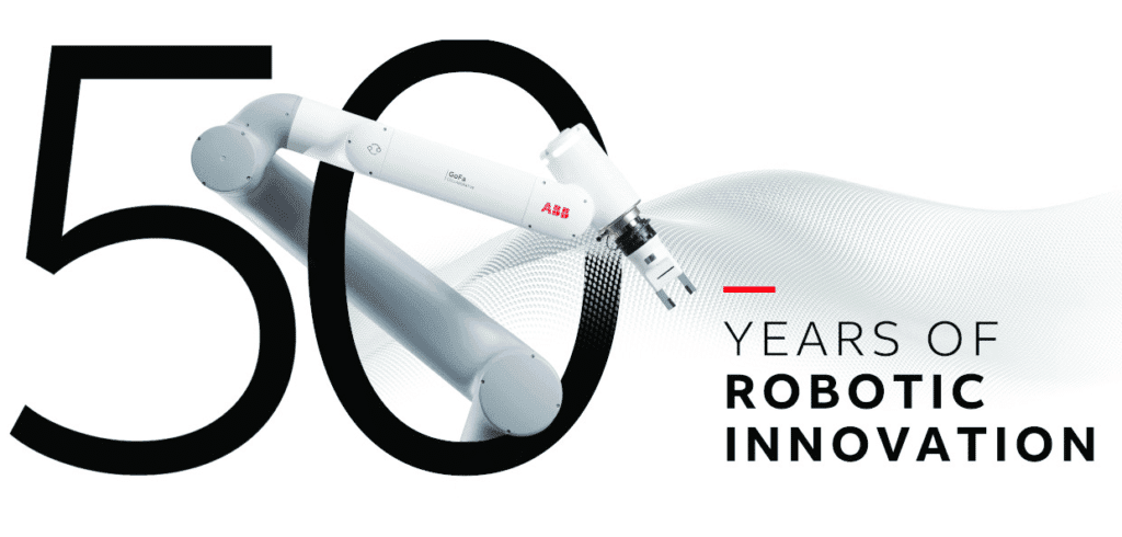 3 dimensioner av framtidens AI och Robotteknik ABB 50 ar