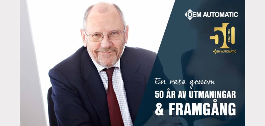 OEM Automatic firar 50 år Agne Svenberg, en av grundarna till OEM Automatic