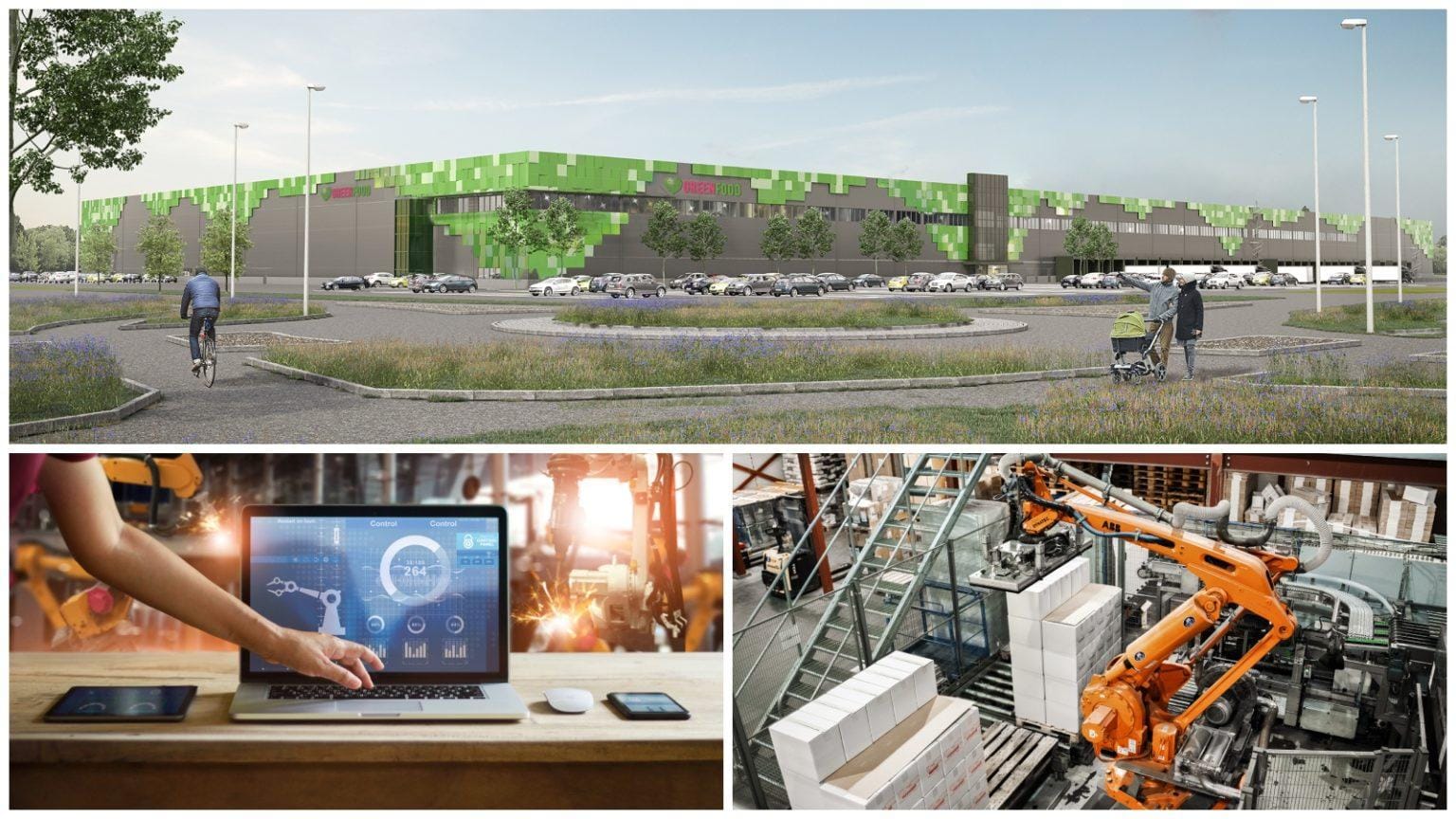 Greenfoods 44 000 kvadratmeter stora toppmoderna anläggning står snart redo