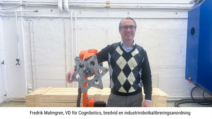 Cognibotics får order på 16 miljoner för robotkalibrering Cognibotics