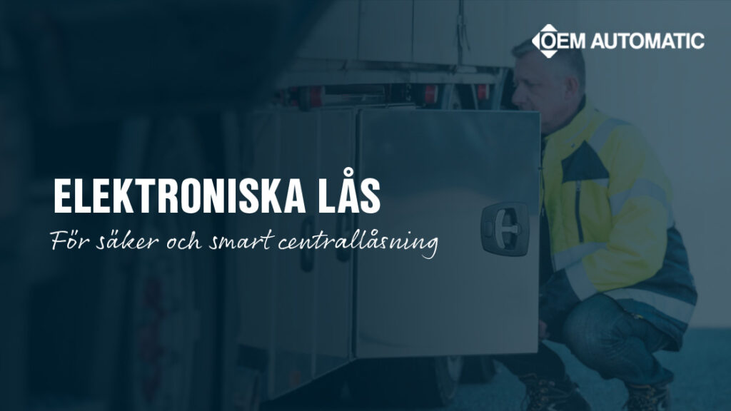 Smarta låslösningar för industri och fordon lås