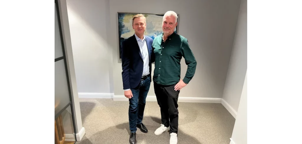 Mikael Vestlund, vd Granitor Electro och Etcons ägare Mattias Skoog