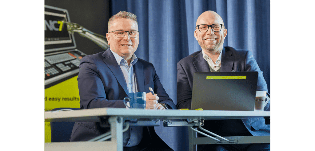 Leine Linde förenar sina försäljningsaktiviteter i Skandinavien och Baltikum med HEIDENHAIN Per Andréason and Per Wincent