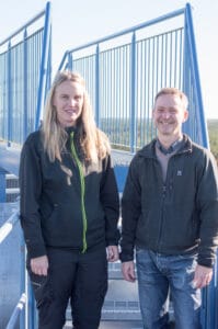 Helene Blomkvist, Gävle Energi och Anders Ohlsson, Radarbolaget