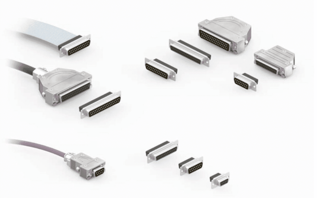 D-SUB-serien för data-signalanslutning D-SUB-serien