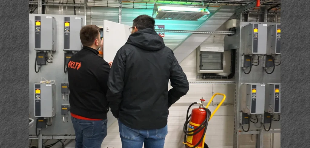 David Carnstam, KLT och Alban Monteiro, INIT Industry Kristianstad