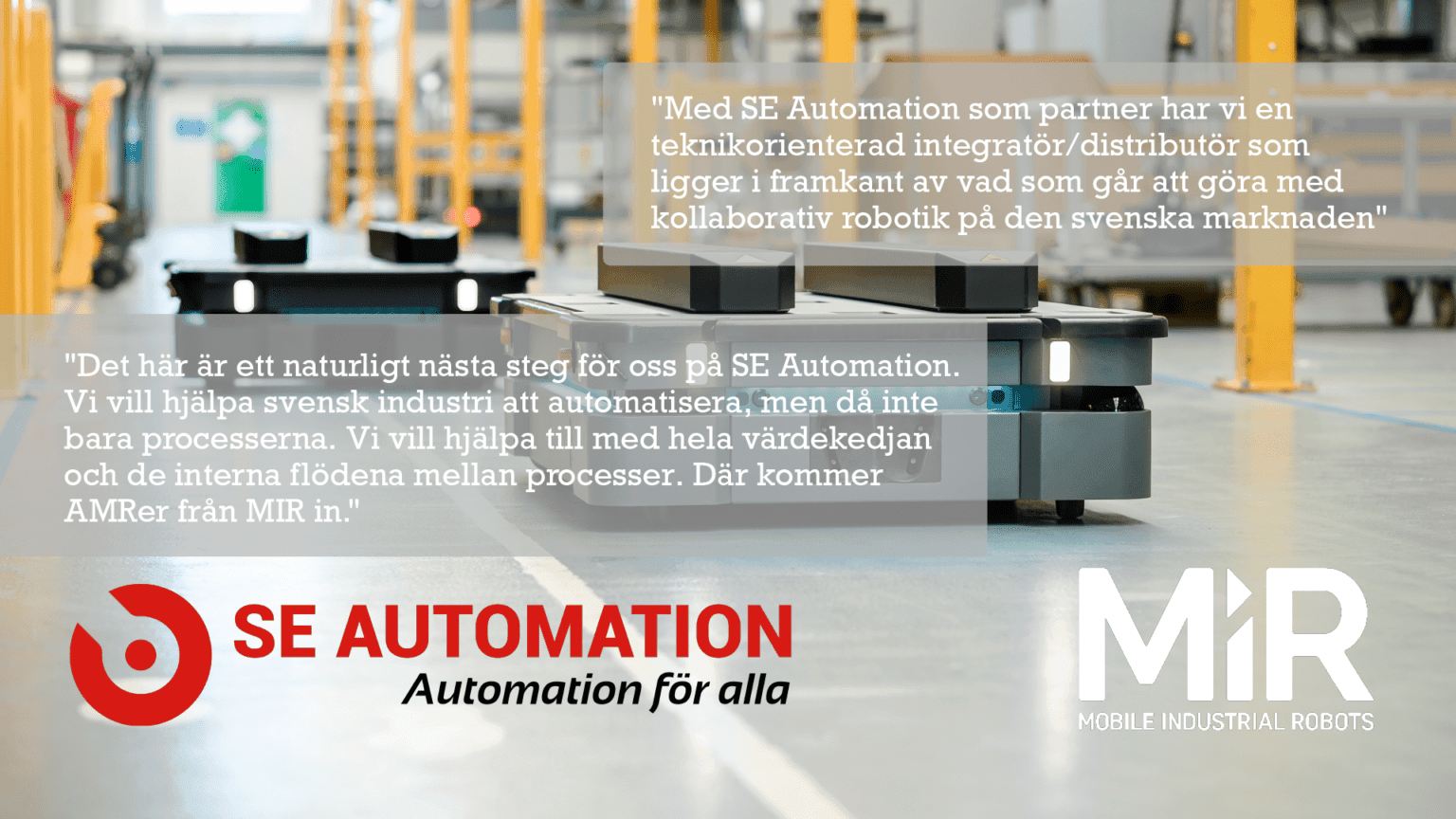 MIR SE Automation Press Realease 221220