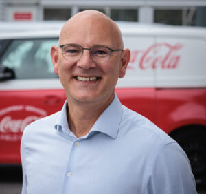 Arjan Wiertz, vd för Coca-Cola Europacific Partners Sverige