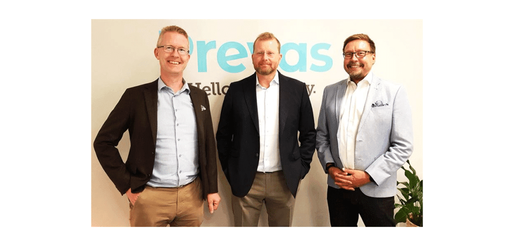 Magnus Welén (Prevas AB), Johan Åhman (Unibap AB) och Hans-Erik Wikman (Prevas AB).