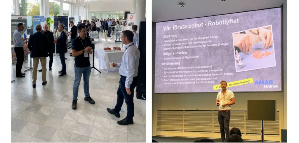 Foto: Automation på plats under konferensen 2023