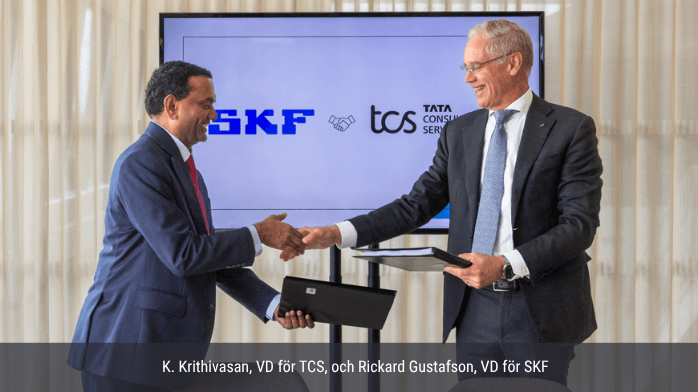 SKF tecknar avtal med TCS för AI-driven omvandling av verksamheten AI Nytt avtal mellan SKF och TCS
