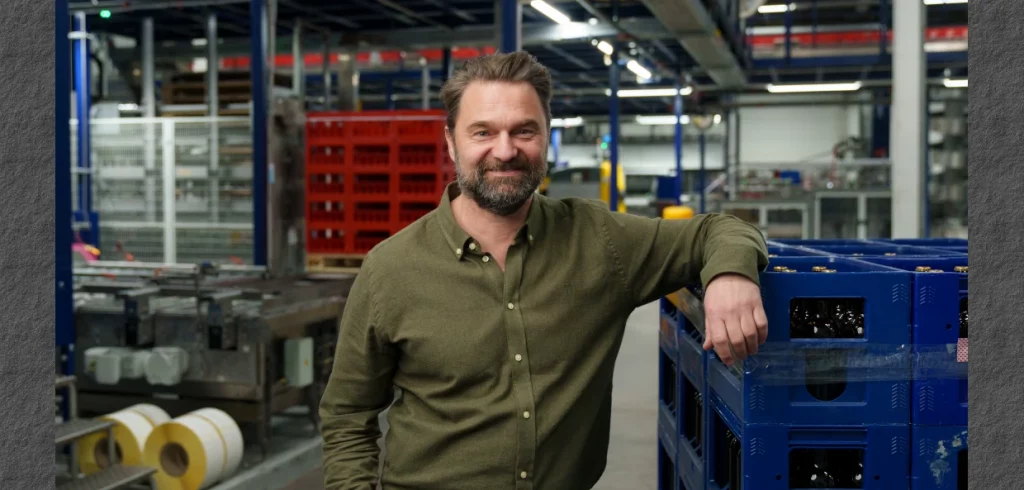 Jan-Erik Johansson Vik, produktionschef på Spendrups i Grängesberg.