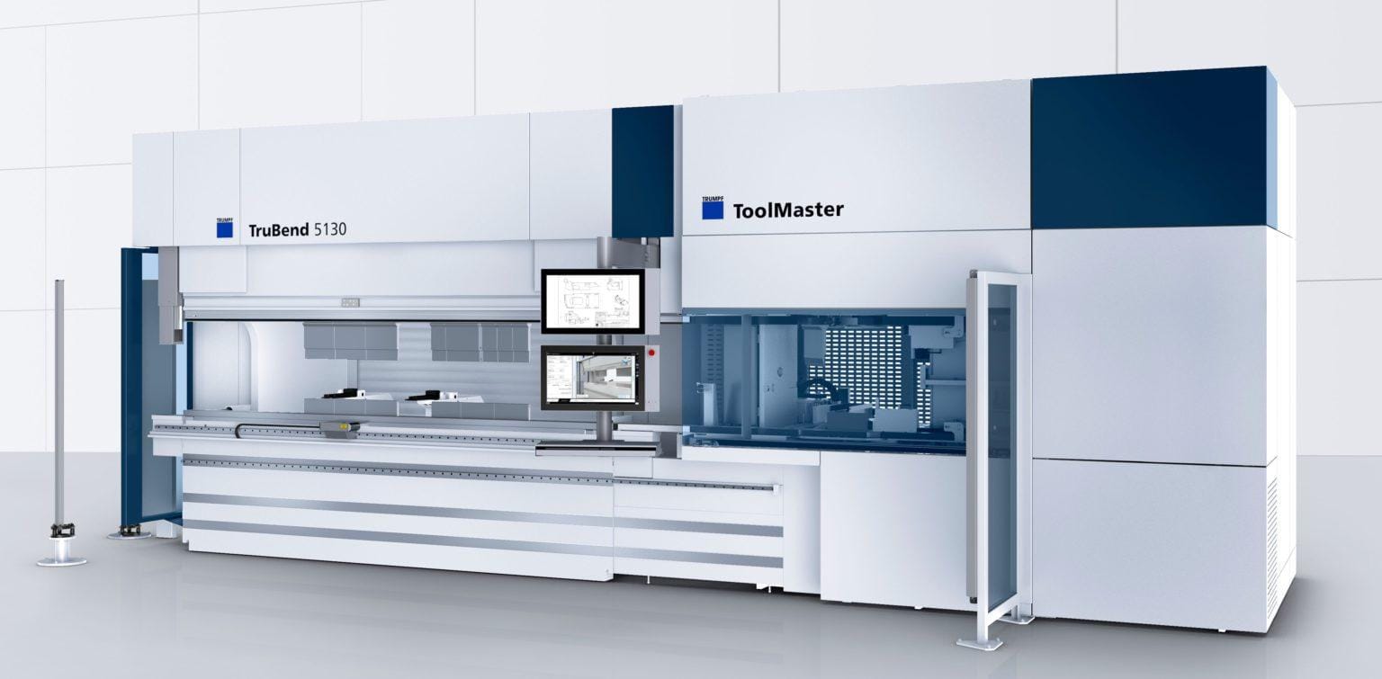 Tranås Rostfria satsar på kapacitet, driftsäkerhet och automation Trumpfs kantpress TruBend 5130 med verktygsväxlaren ToolMaster.