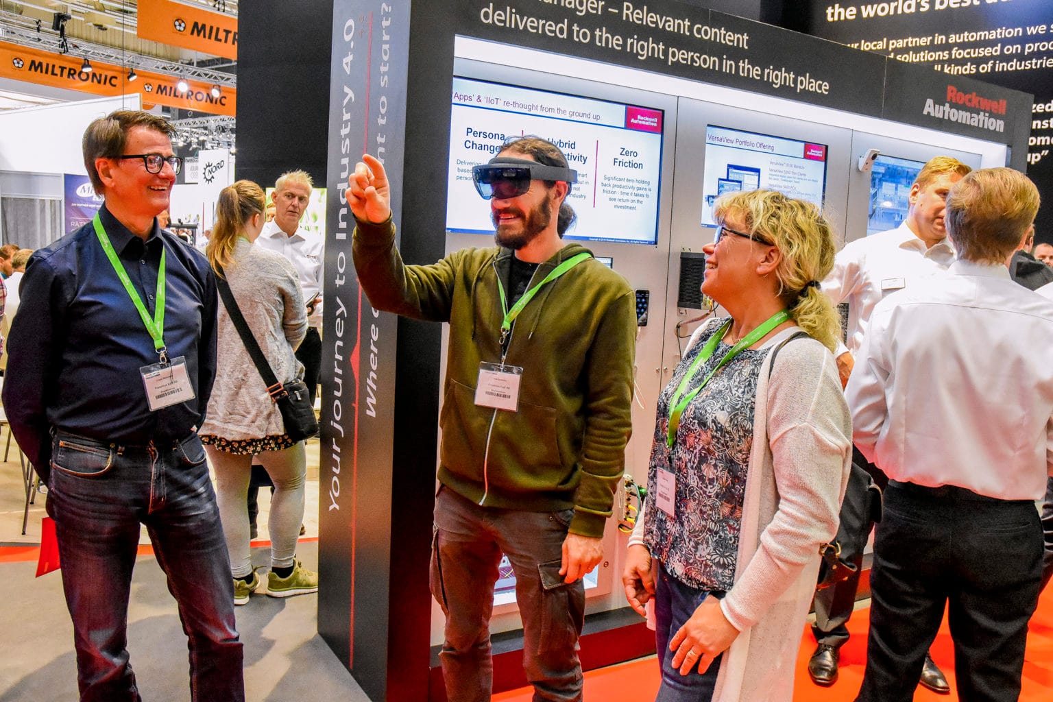 Nästan 10 000 besökare på mässorna Scanautomatic och Processteknik hos rockwell pa massan