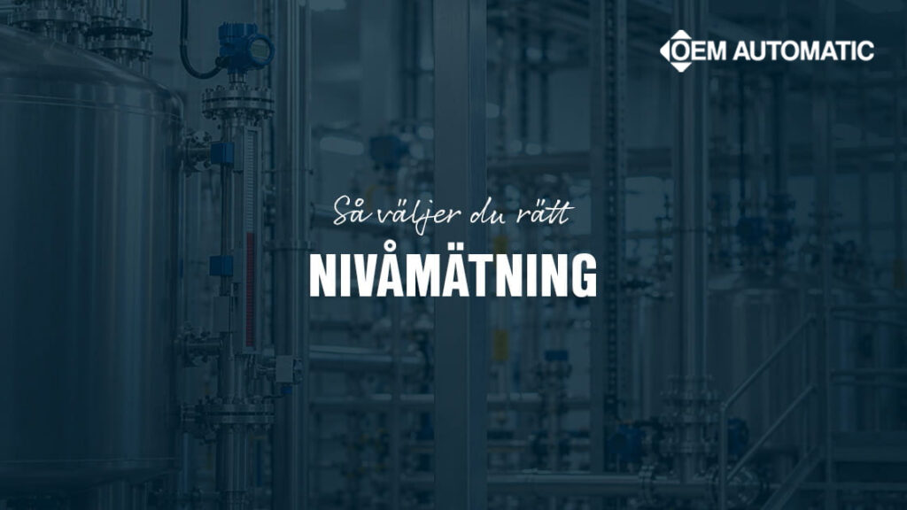 Nivåmätning från OEM Automatic