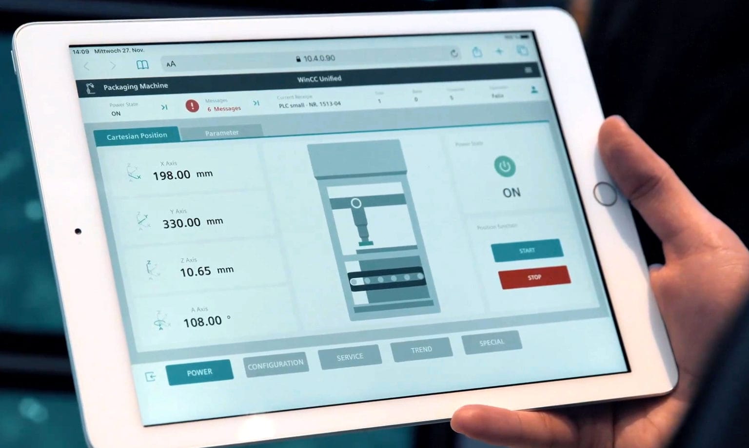 skarmbilden siemens montering