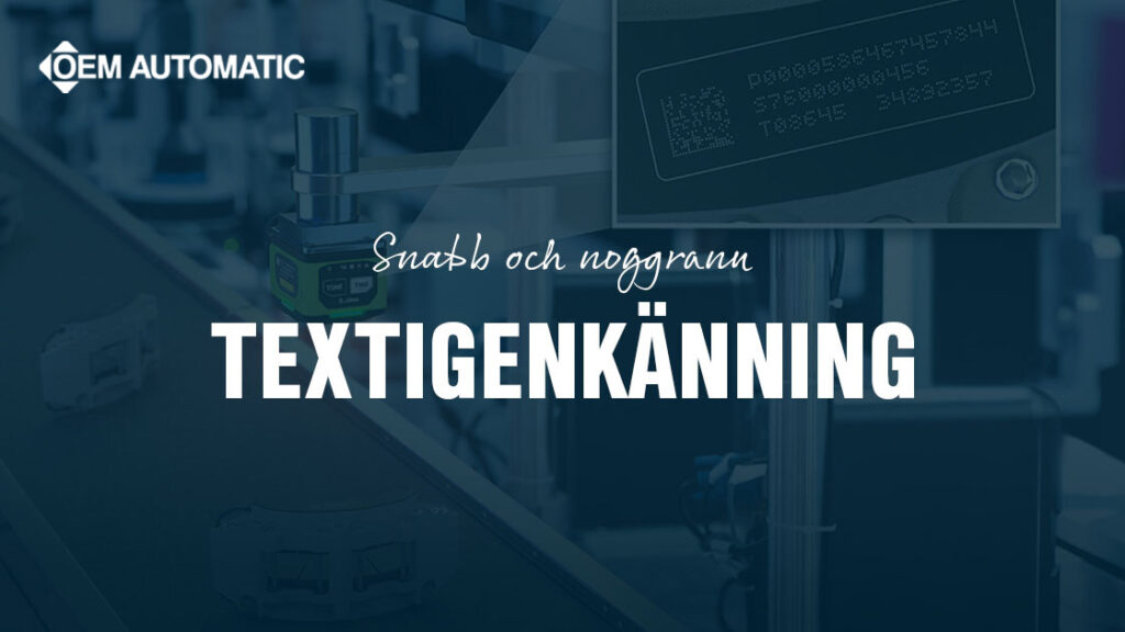 Textigenkänning med OEM Automatic