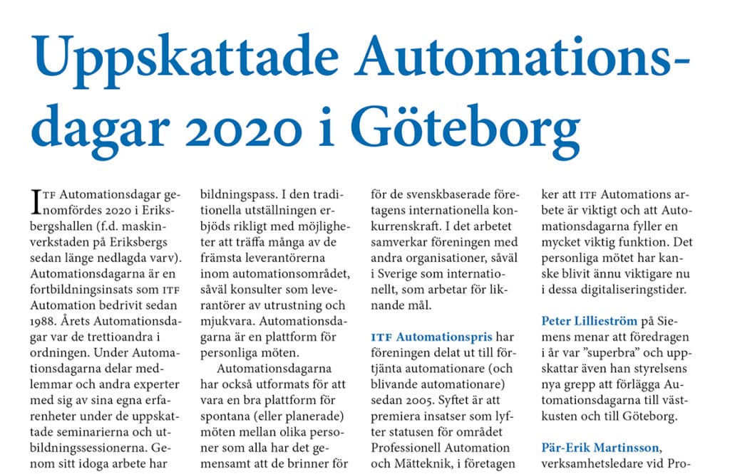 uppskattade ad 2020 i goteborg montering
